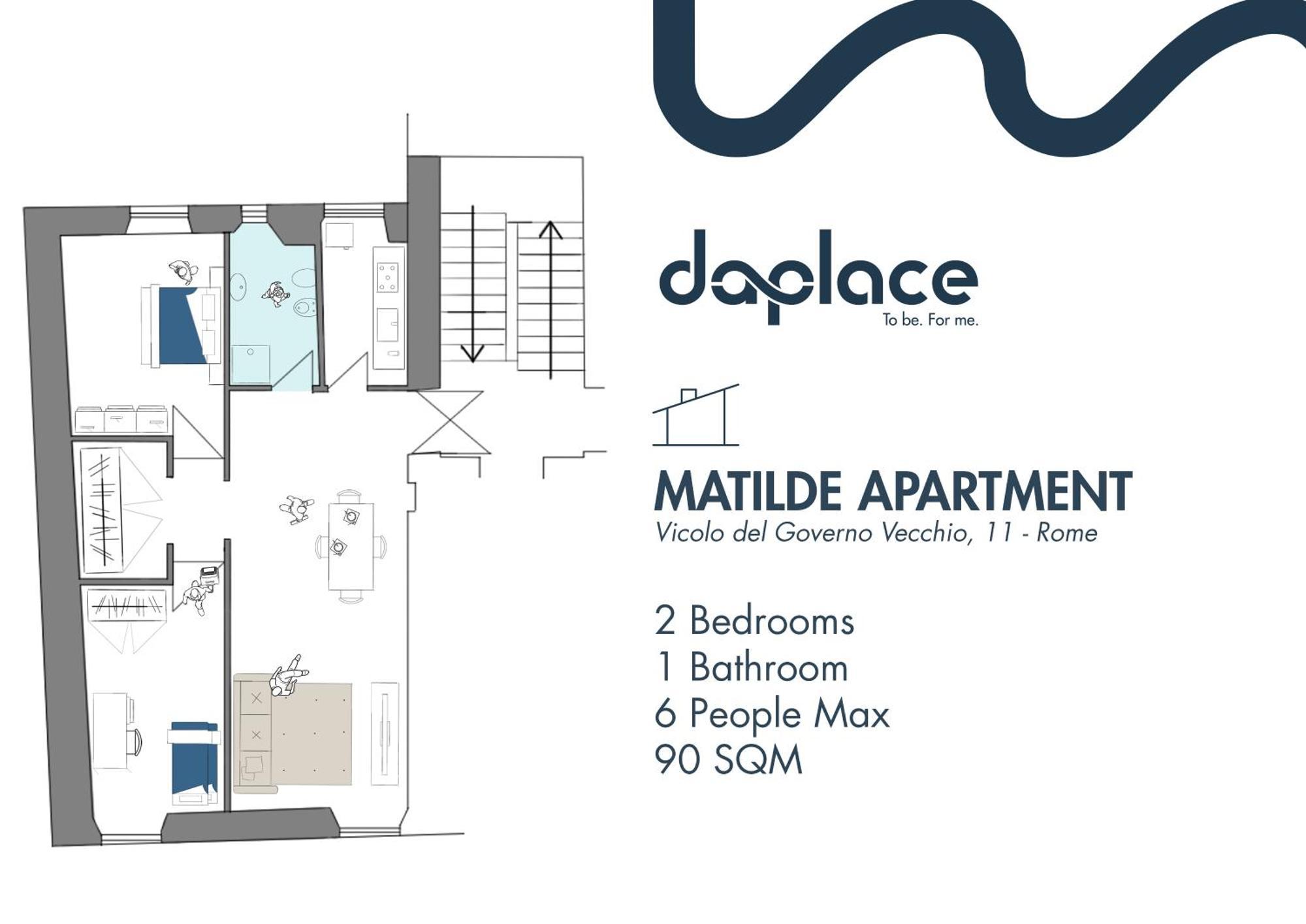 Daplace - Matilde Apartment Рим Екстер'єр фото